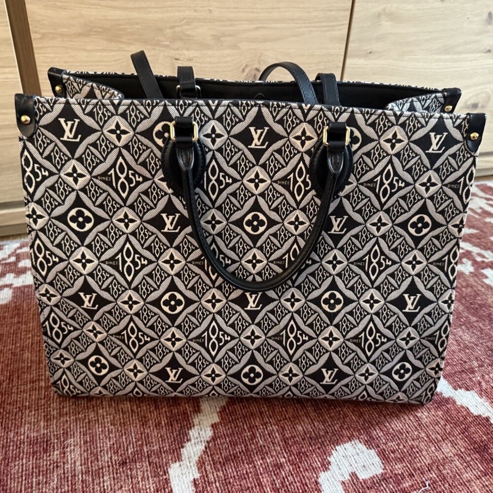 Louis Vuitton Grey since 1854 On The Go GM Tote